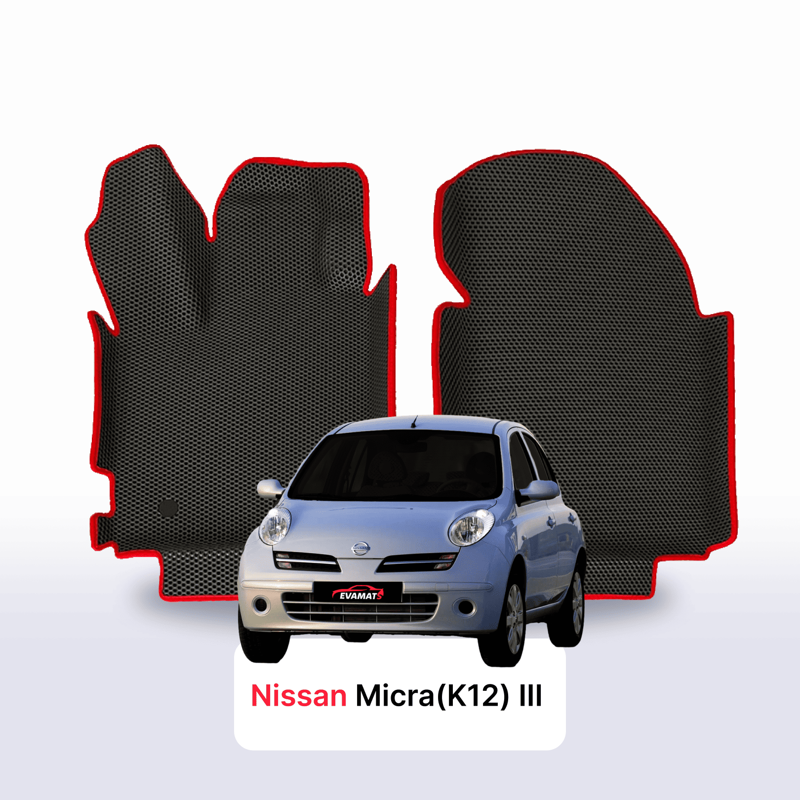 Autokoberce EVAMATS pro Nissan Micra(K12) III gen 2002-2010 r. HATCHBACK 5 dveří