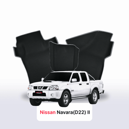 Autokoberce EVAMATS pro Nissan Navara(D22)(Frontier) II gen 1998-2007 rok PICK-UP jedna a půl kabina