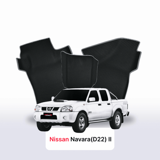 Autokoberce EVAMATS pro Nissan Navara(D22)(Frontier) II gen 1998-2007 rok PICK-UP jedna a půl kabina