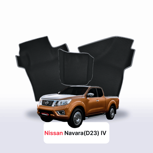 Autokoberce EVAMATS pro Nissan Navara (D23)(Frontier) IV gen 2014-2025 rok PICK-UP jedna a půl kabina