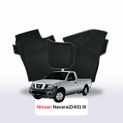Autokoberce EVAMATS pro Nissan Navara(D40)(Frontier) III gen 2004-2015 rok PICK-UP jednokabinová