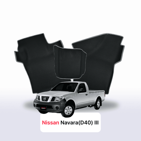 Autokoberce EVAMATS pro Nissan Navara(D40)(Frontier) III gen 2004-2015 rok PICK-UP jednokabinová
