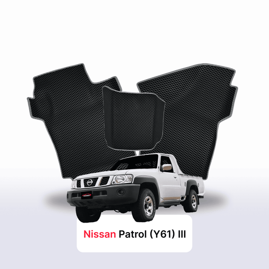 Autokoberce EVAMATS pro Nissan Patrol(Y61) III gen 1997-2014 rok PICK-UP jednokabinová Autokoberce EVAMATS pro Nissan Patrol(Y61) III gen 1997-2014 rok PICK-UP jednokabinová