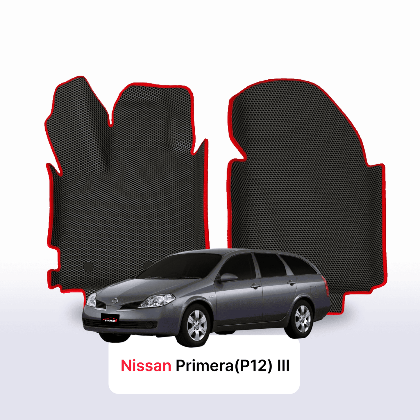 Autokoberce EVAMATS pro Nissan Primera(P12) III gen 2001-2008 rok STATION WAGON