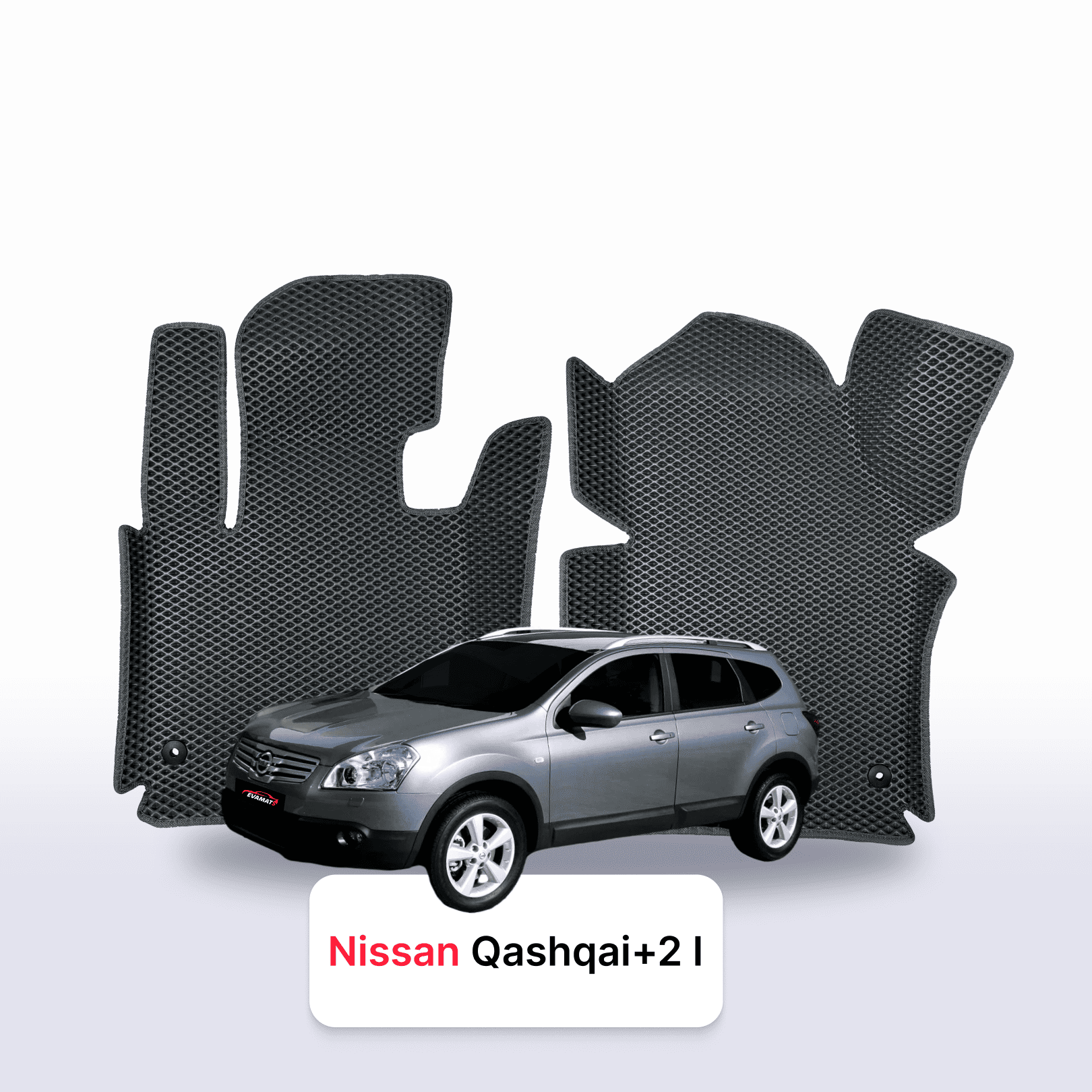Autokoberce EVA pro Nissan Qashqai+2 I gen 2008-2013 r. SUV