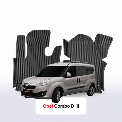 Autokoberce EVAMATS pro Opel Combo D 3 gen 2011-2017 rok MINIVAN LWB