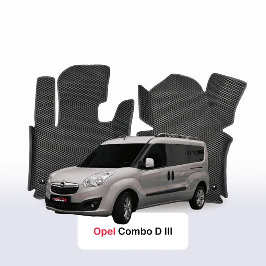 Autokoberce EVAMATS pro Opel Combo D 3 gen 2011-2017 rok MINIVAN LWB