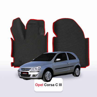Autokoberce EVAMATS pro Opel Corsa C 3 gen 2000-2006 rok HATCHBACK 3dv.