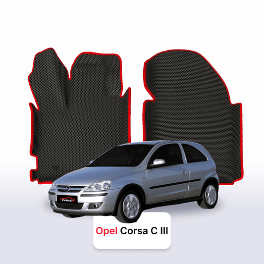 Autokoberce EVAMATS pro Opel Corsa C 3 gen 2000-2006 rok HATCHBACK 3dv.