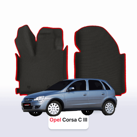 Autokoberce EVAMATS pro Opel Corsa C 3 gen 2000-2006 rok HATCHBACK 5dv.