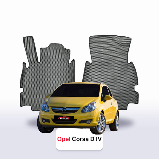 Autokoberce EVAMATS pro Opel Corsa D 4 gen 2006-2014 rok HATCHBACK 3dv.