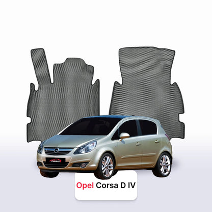 Autokoberce EVAMATS pro Opel Corsa D 4 gen 2006-2014 rok HATCHBACK 5dv.