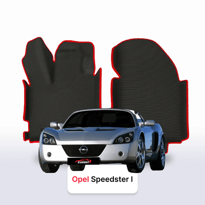 Autokoberce EVA pro Opel Speedster 1 gen 2000-2005 r. TARGA