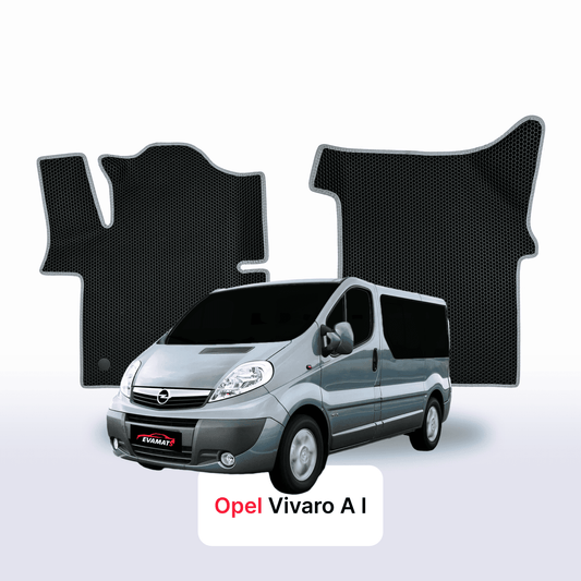 Autokoberce EVAMATS pro Opel Vivaro A 1 gen 2001-2014 rok MINIVAN