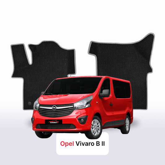 Autokoberce EVAMATS pro Opel Vivaro B 2 gen 2014-2019 rok MINIVAN