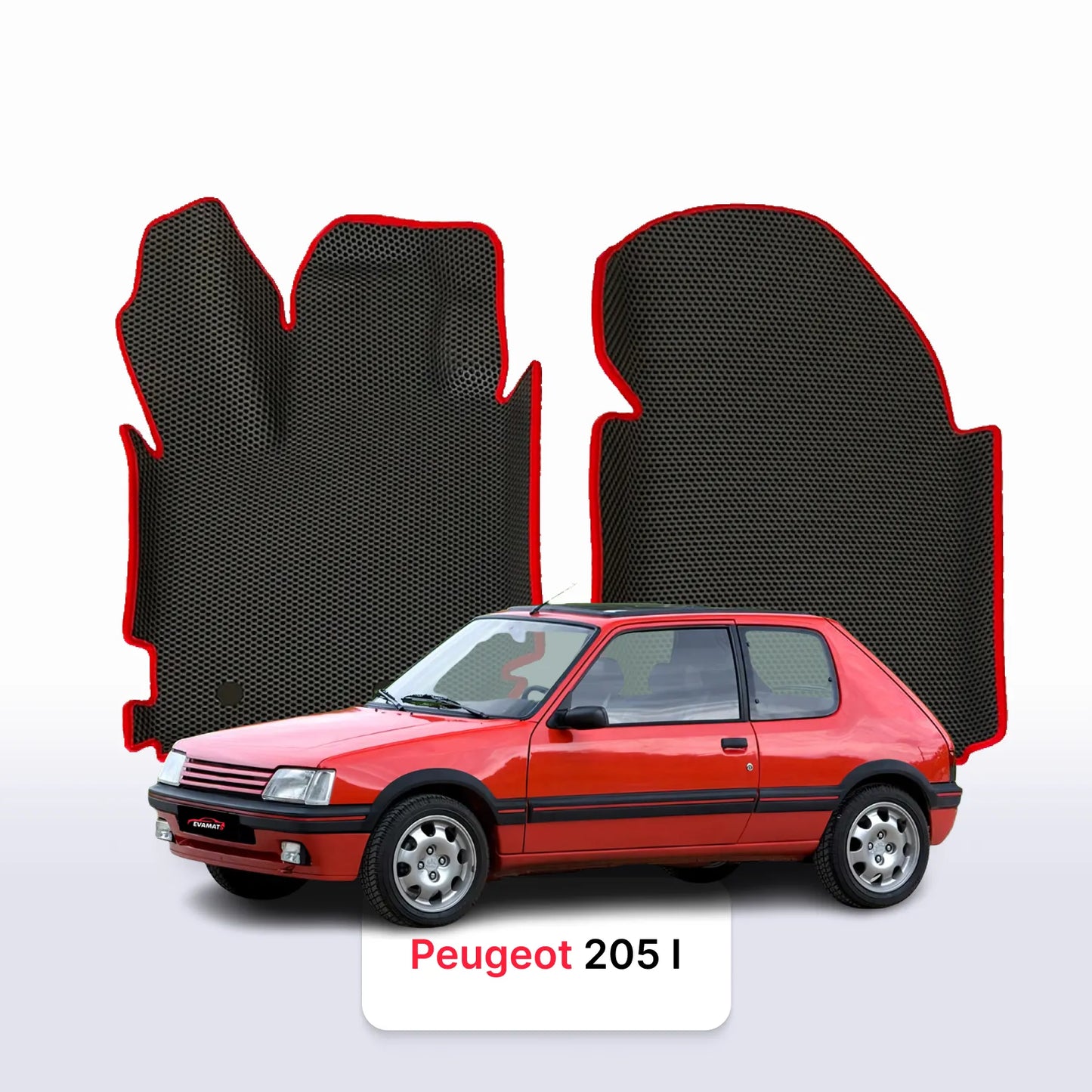 Autokoberce EVA pro Peugeot 205 1 gen 1983-1998 r. HATCHBACK 3 dveře