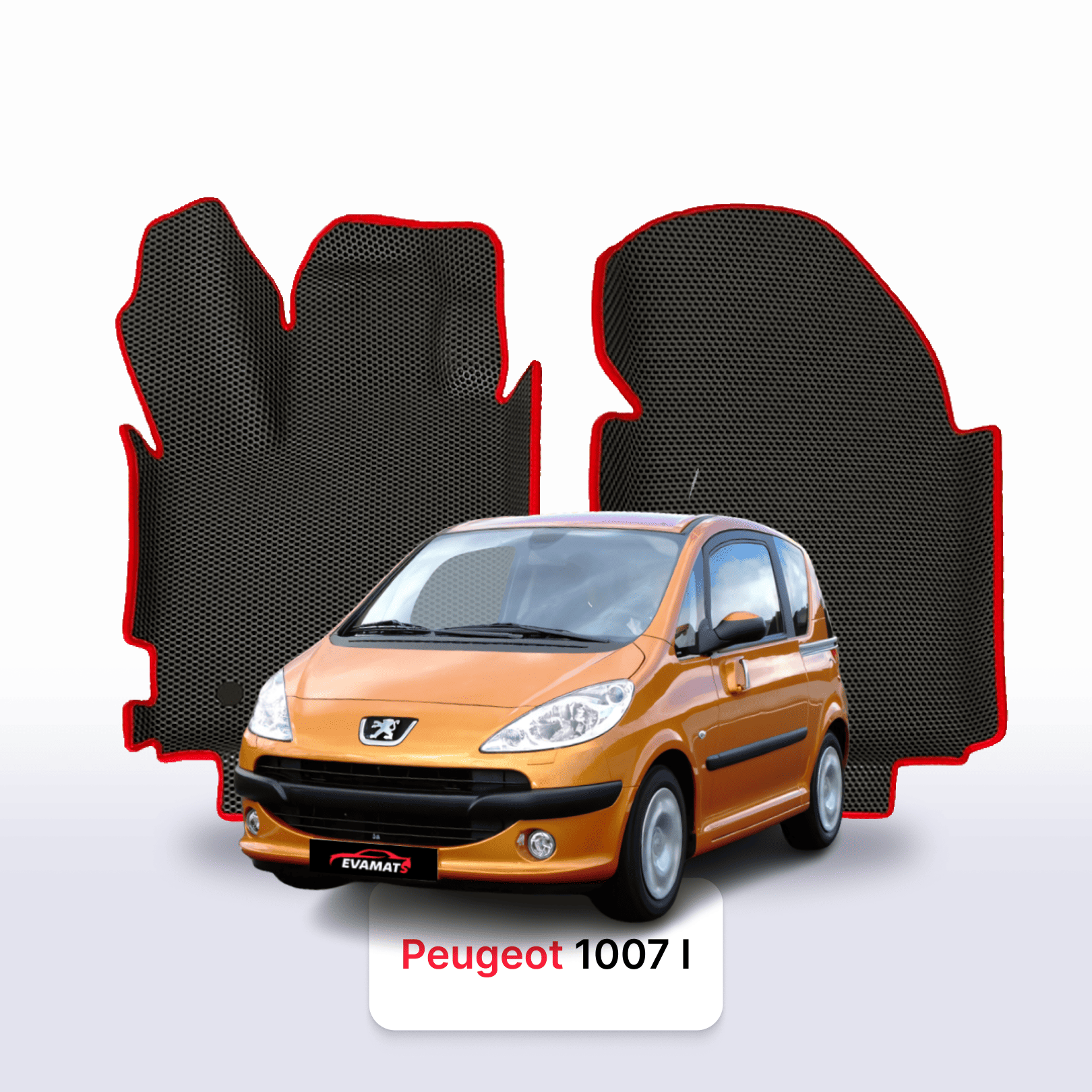 Autokoberce EVAMATS pro Peugeot 1007 1 gen 2005-2009 r. MINIVAN