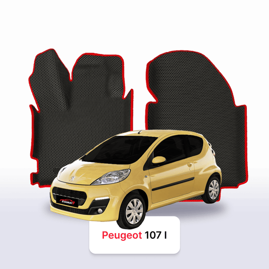 Autokoberce EVAMATS pro Peugeot 107(AMT) 1 gen 2005-2014 rok HATCHBACK 3dv.