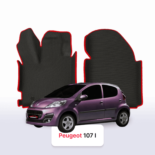 Autokoberce EVAMATS pro Peugeot 107(MT) 1 gen 2005-2014 rok HATCHBACK 5dv.