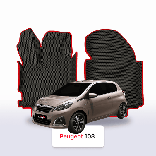 Autokoberce EVAMATS pro Peugeot 108 1 gen 2014-2021 rok HATCHBACK 3dv.