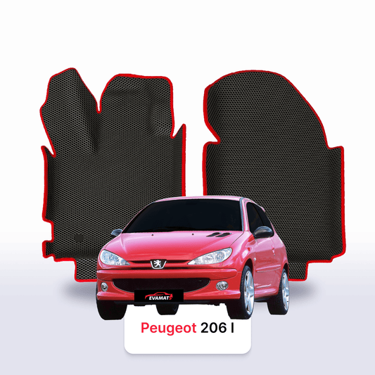 Autokoberce EVAMATS pro Peugeot 206(MT) 1 gen 1998-2012 rok HATCHBACK 3dv. Autokoberce EVAMATS pro Peugeot 206(MT) 1 gen 1998-2012 rok HATCHBACK 3dv.