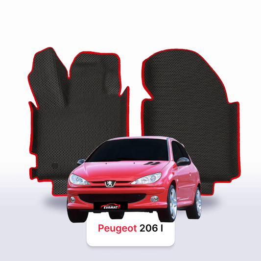 Autokoberce EVA pro Peugeot 206(MT) 1 gen 1998-2012 r. HATCHBACK 3 dveře