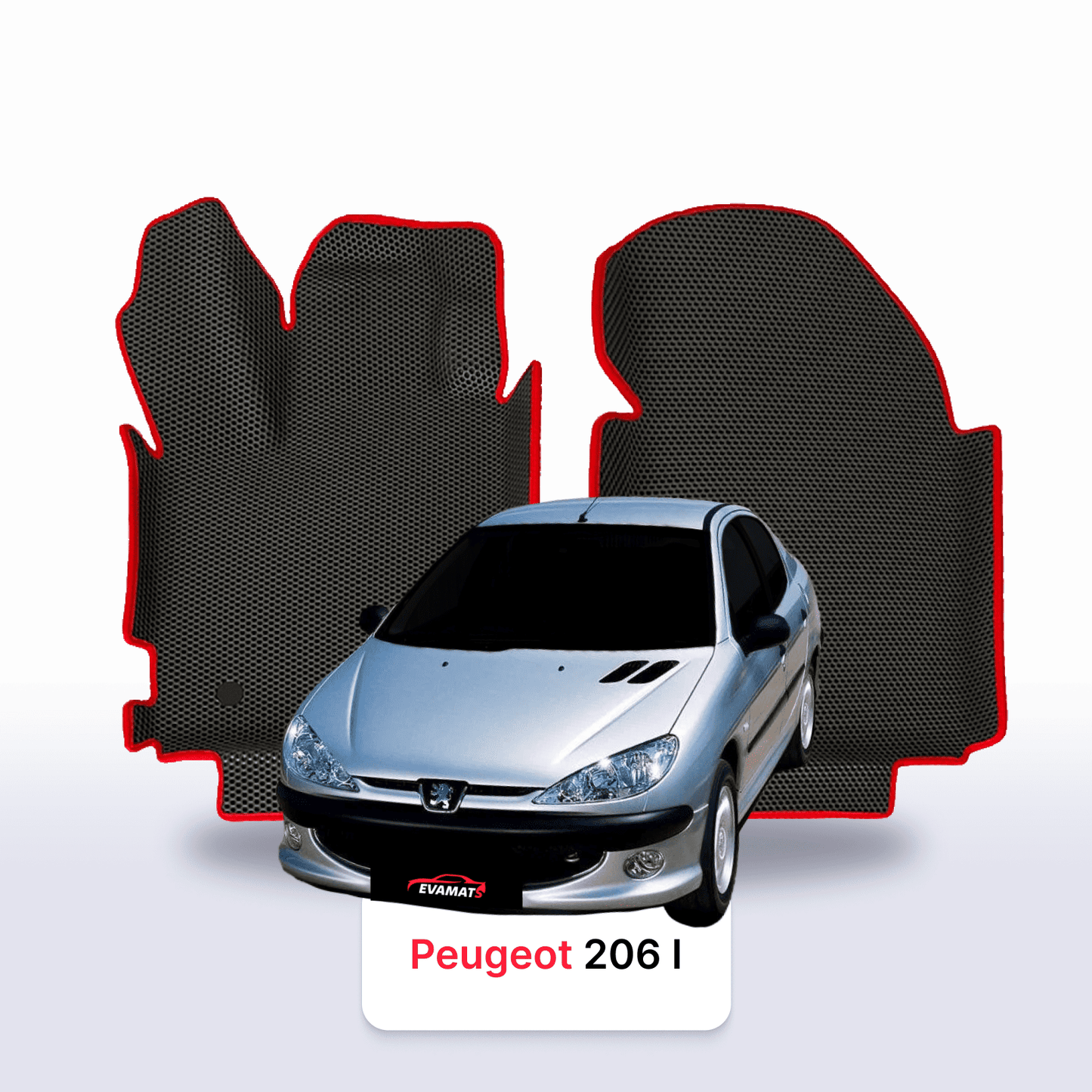 Autokoberce EVA pro Peugeot 206(MT) 1 gen 1998-2012 r. SEDAN