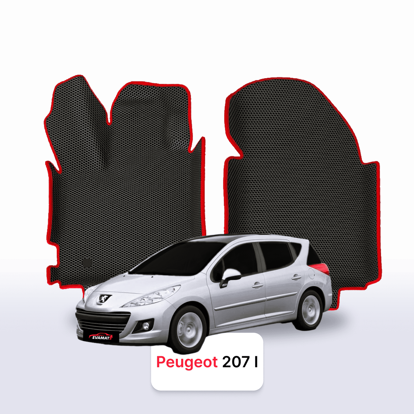 Autokoberce EVA pro Peugeot 207(MT) 1 gen 2006-2015 r. KOMBI