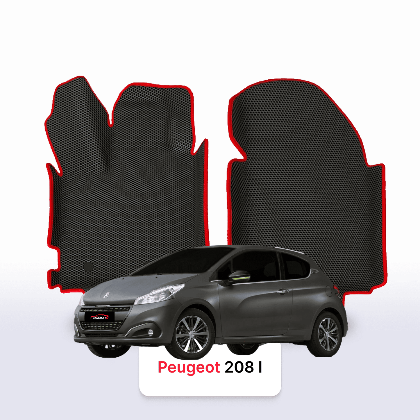 Autokoberce EVA pro Peugeot 208(MT) 1 gen 2012-2019 r. HATCHBACK 5 dveří