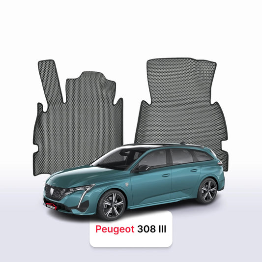 Autokoberce EVAMATS pro Peugeot 308(MT) 3 gen 2021-2025 rok STATION WAGON Autokoberce EVAMATS pro Peugeot 308(MT) 3 gen 2021-2025 rok STATION WAGON