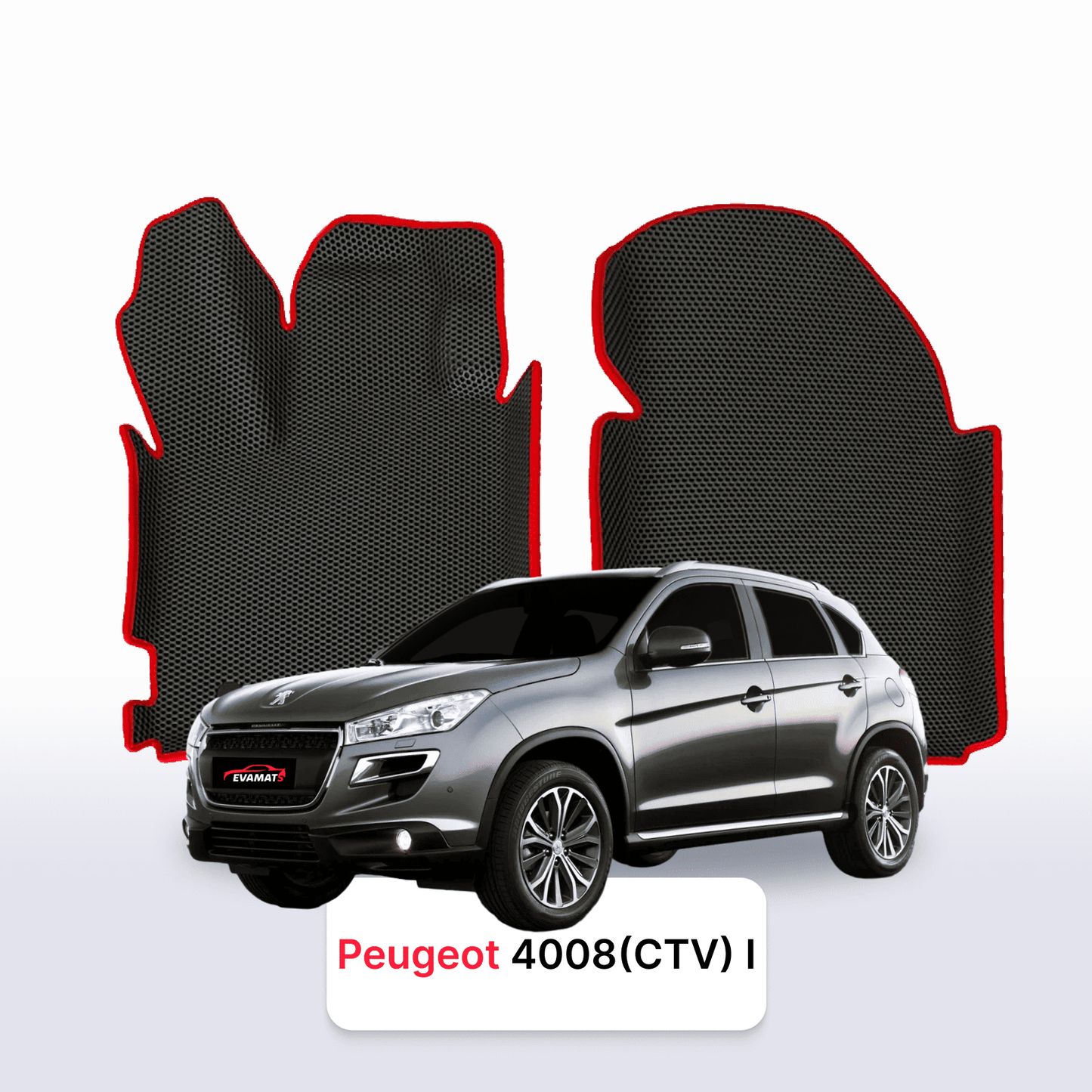 Autokoberce EVAMATS pro Peugeot 4008(CTV) 1 gen 2012-2017 SUV
