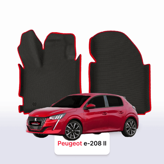 Autokoberce EVAMATS pro Peugeot E-208(MT) 2 gen 2019-2025 rok Elektrické HATCHBACK 5dv.