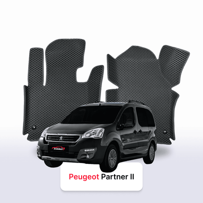 Autokoberce EVAMATS pro Peugeot Partner(MT) 2 gen 2008-2025 rok MINIVAN
