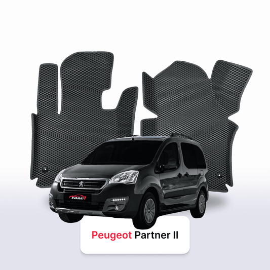 Autokoberce EVAMATS pro Peugeot Partner(MT) 2 gen 2008-2025 rok MINIVAN