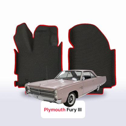 Autokoberce EVAMATS pro Plymouth Fury 3 gen 1967-1968 rok SPORT COUPE