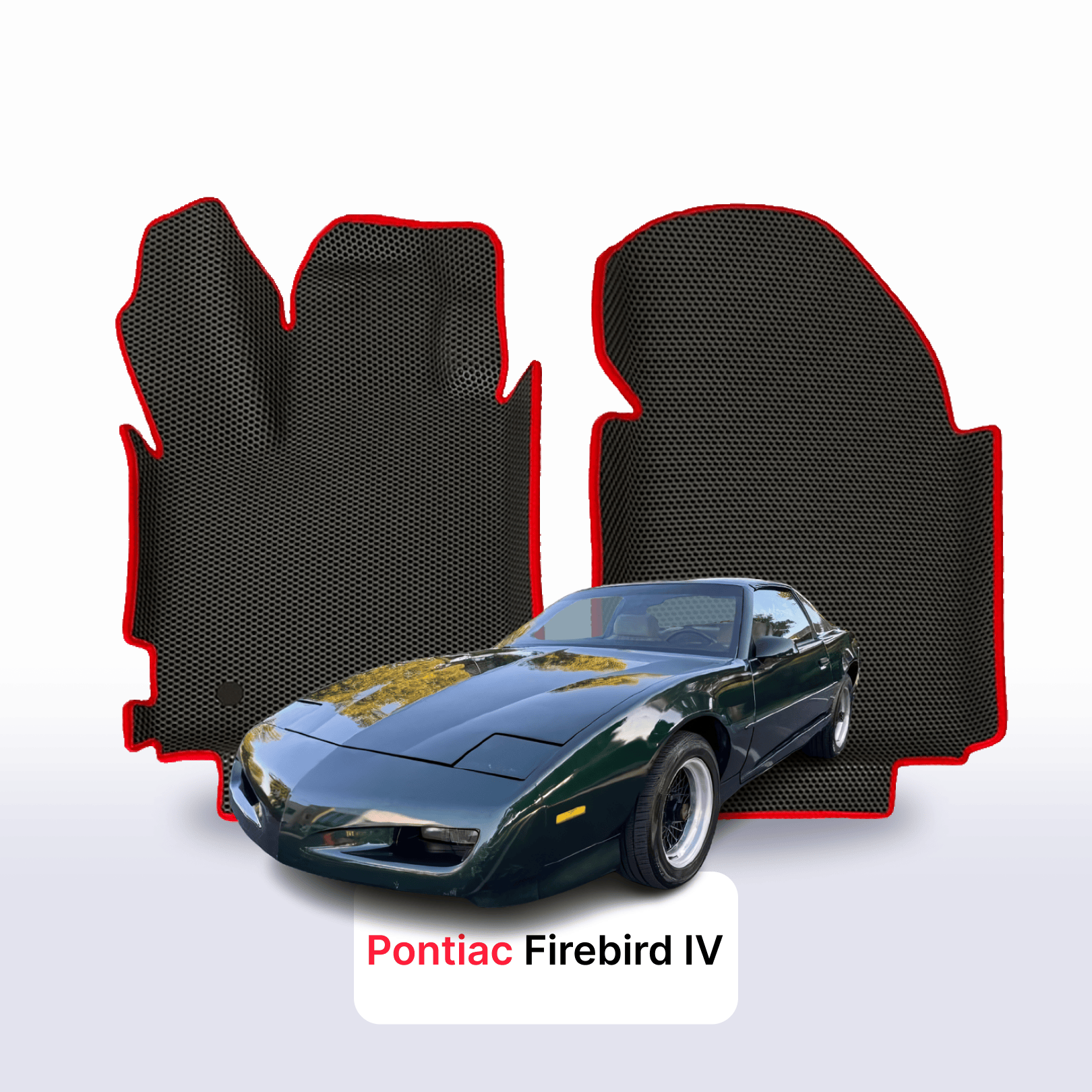 Autokoberce EVA pro Pontiac Firebird 4 gen 1992-2002 r. KUPÉ