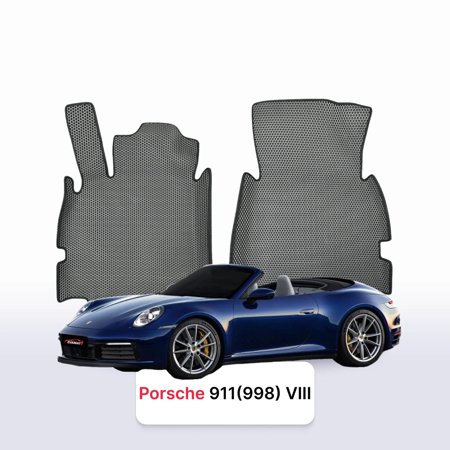 Autokoberce EVAMATS pro Porsche 911(992) 8 gen 2018-2025 rok CABRIO