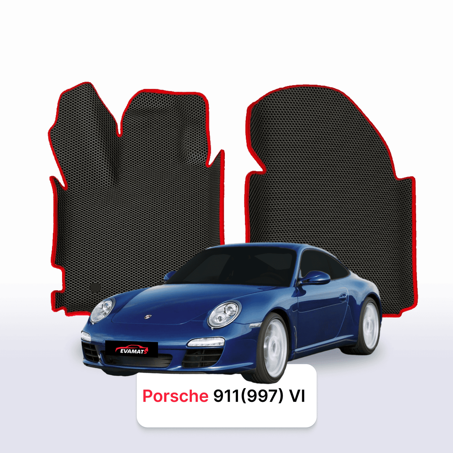 Autokoberce EVAMATS pro Porsche 911(997) 6 gen 2004-2012 rok COUPE