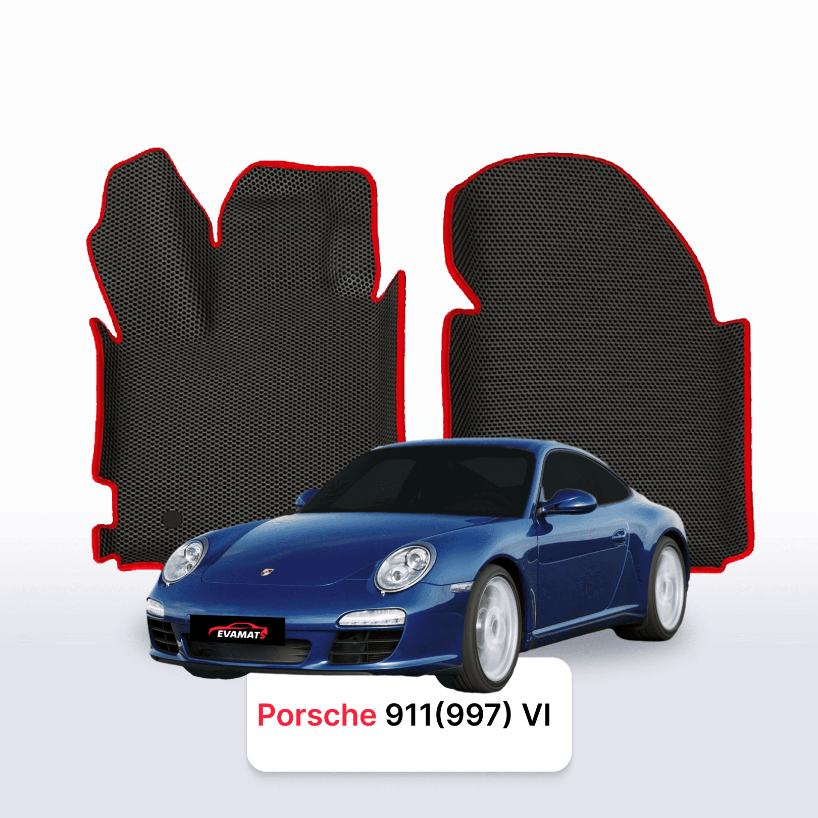 Autokoberce EVA pro Porsche 911(997) 6 gen 2004-2012 r. KUPÉ