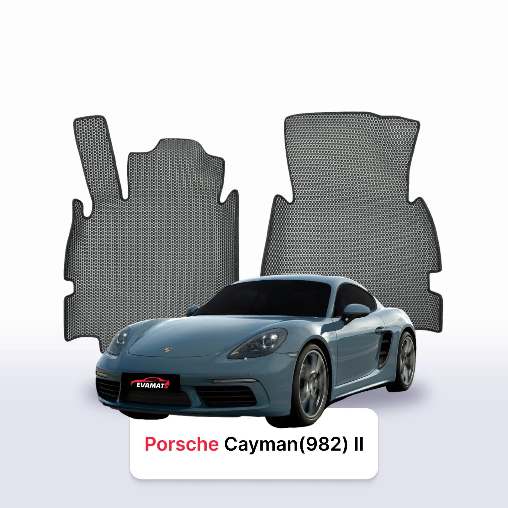 Autokoberce EVA pro Porsche Cayman 718 (981/982) 2 gen 2012-2025 r. KUPÉ