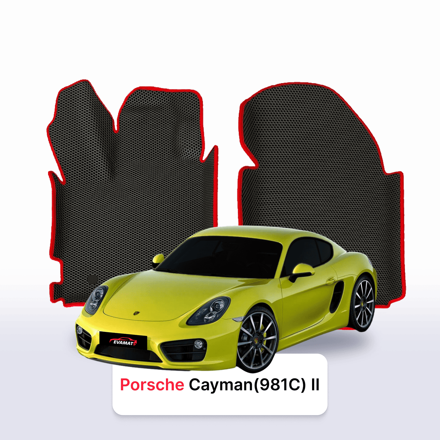 Autokoberce EVAMATS pro Porsche Cayman (981C) 2 gen 2013-2016 rok COUPE