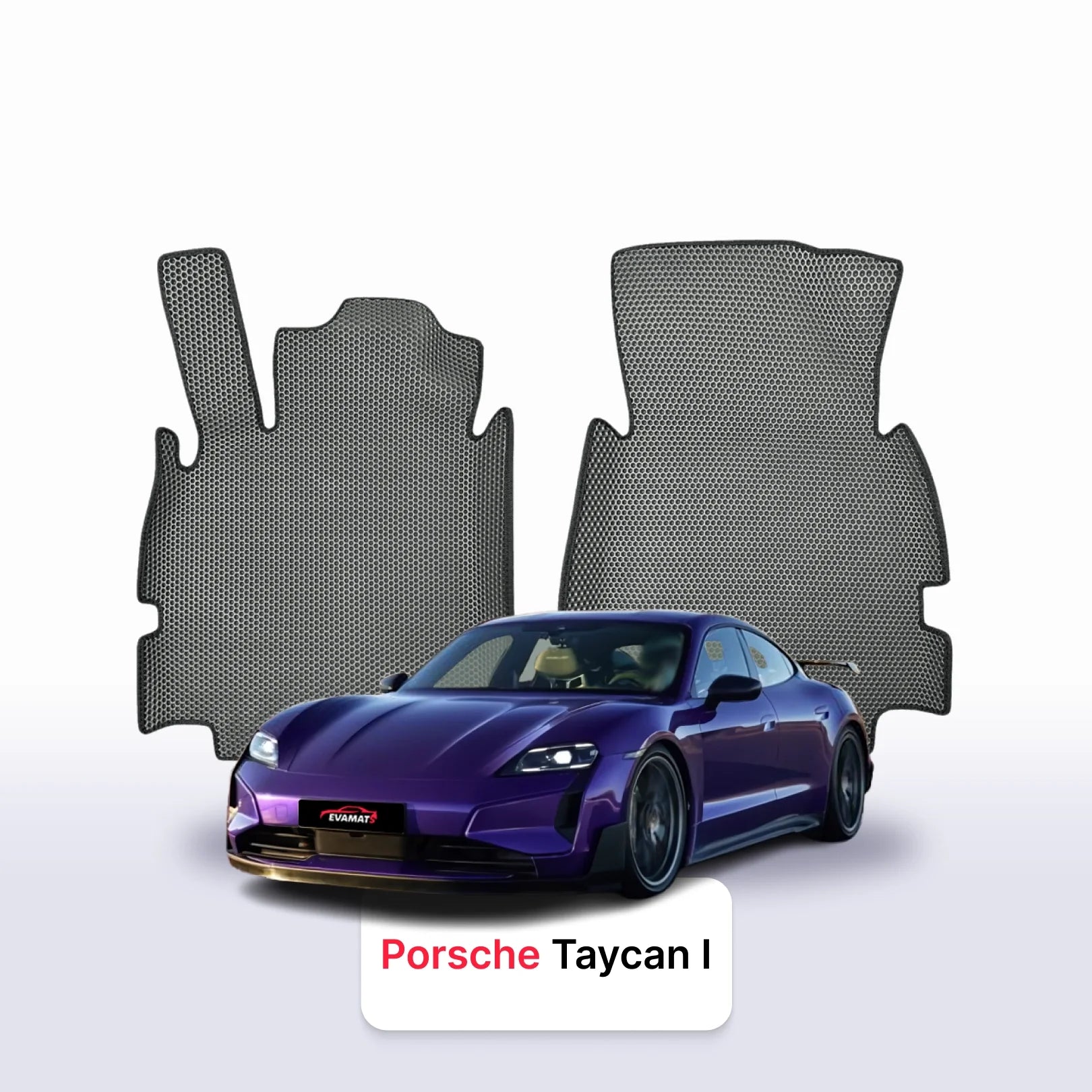 Autokoberce EVA pro Porsche Taycan 1 gen 2019-2028 r. Elektro Sedan Turbo GT