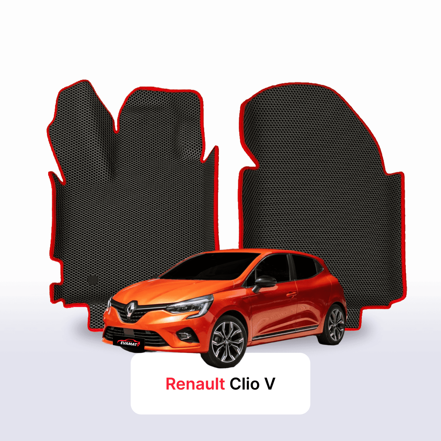 Autokoberce EVAMATS pro Renault Clio 5 gen 2019-2025 rok HATCHBACK 5dv.