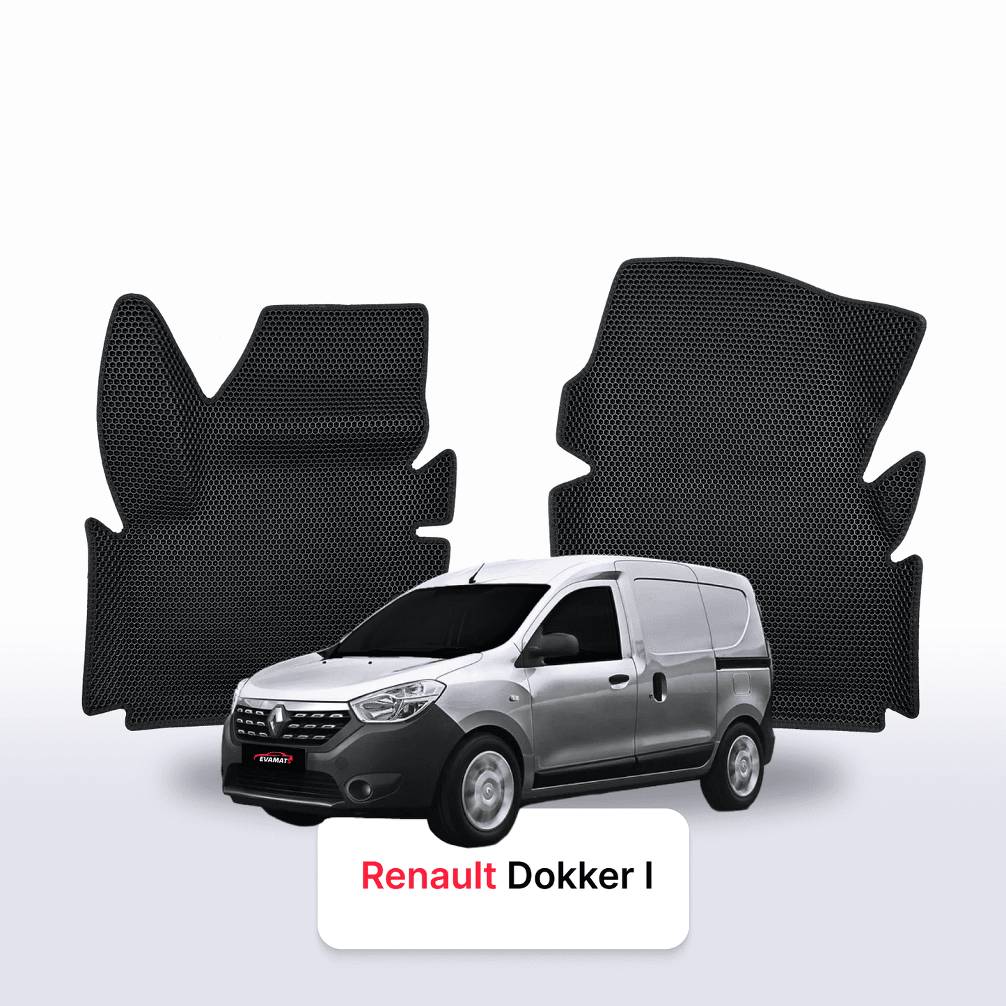Autokoberce EVAMATS pro Renault Dokker 1 gen 2012-2025 rok VAN