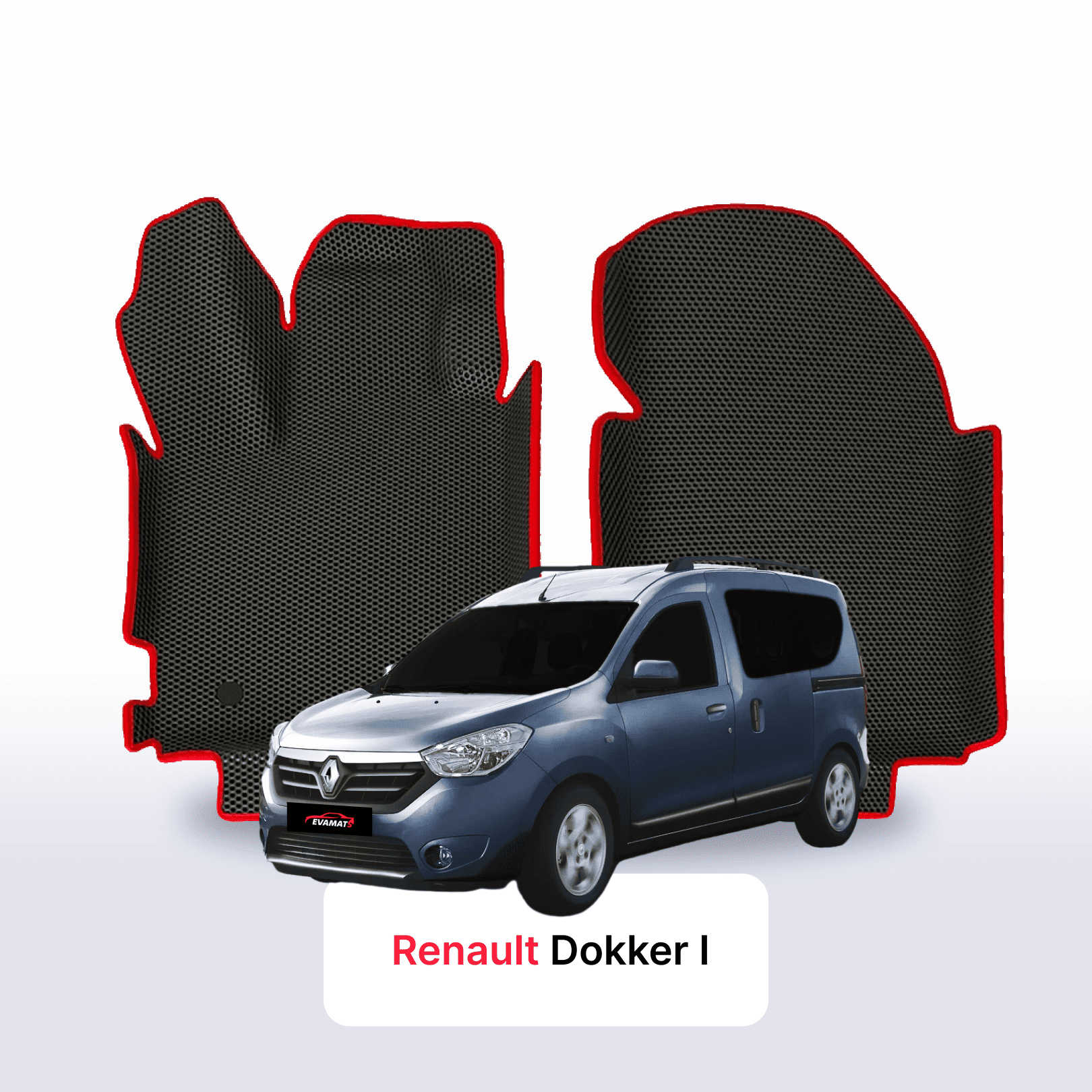 Autokoberce EVA pro Renault Dokker 1 gen 2012-2023 r. MINIVAN