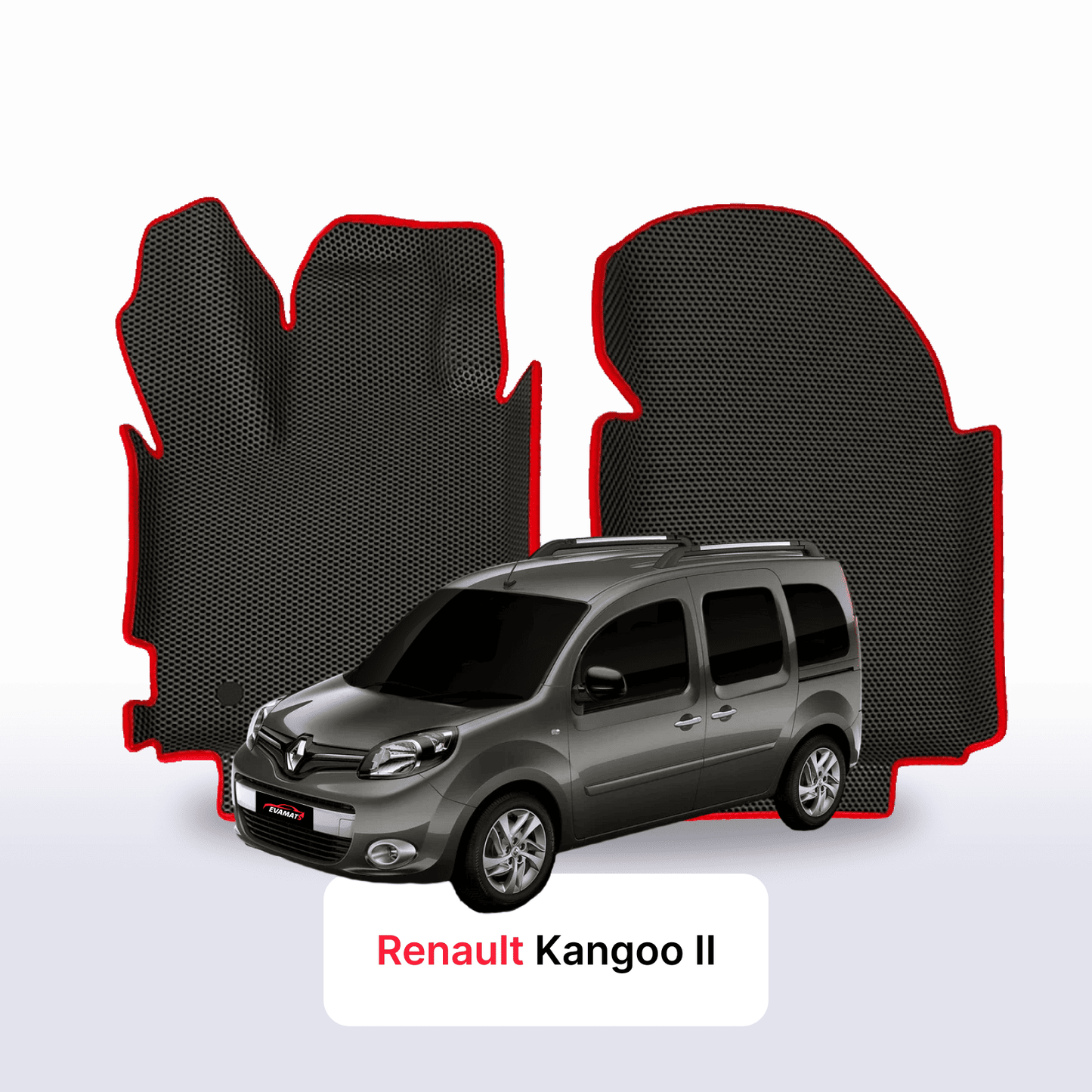 Autokoberce EVAMATS pro Renault Kangoo 2 gen 2008-2021 rok MINIVAN