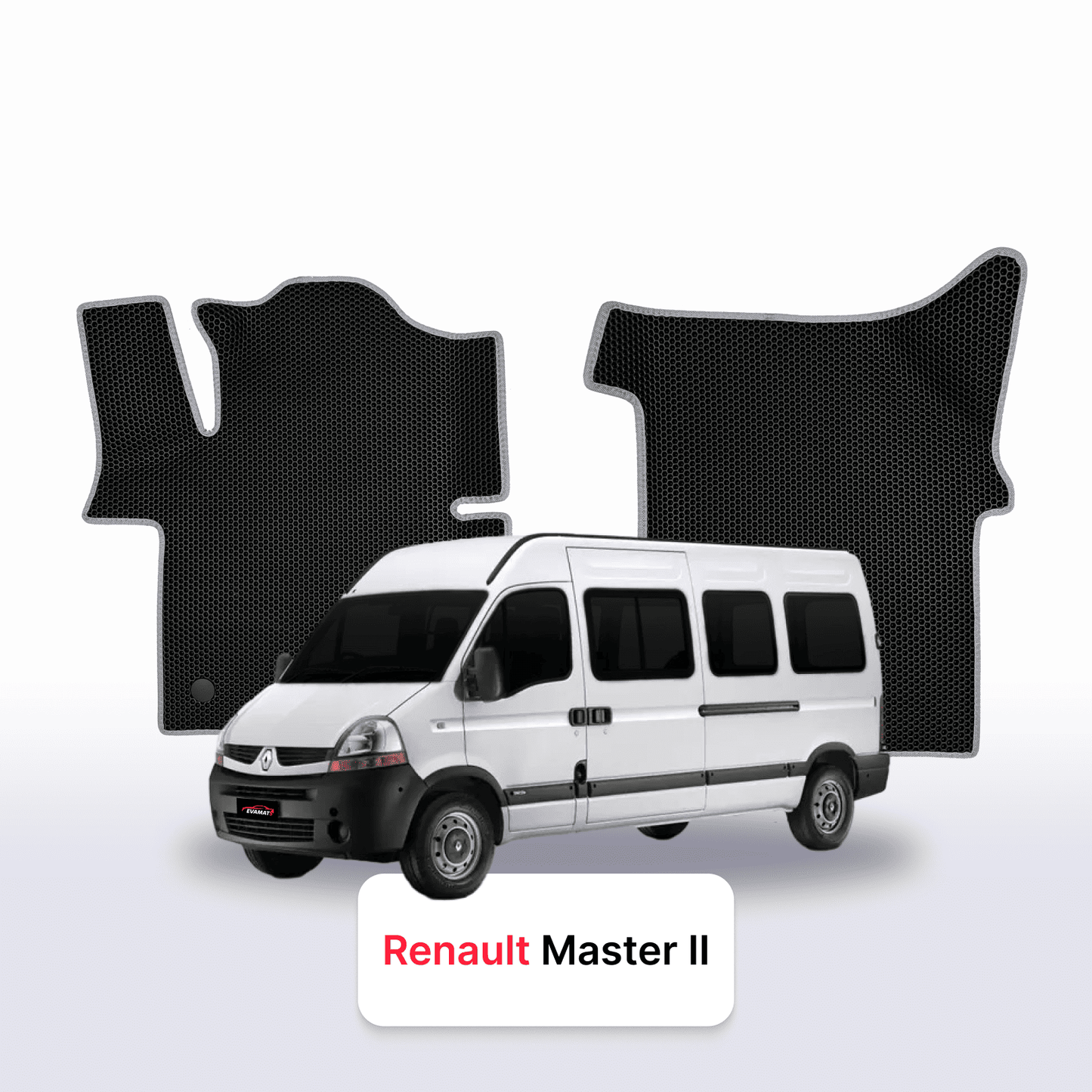 Autokoberce EVAMATS pro Renault Master 2 gen 1997-2010 rok MINIVAN