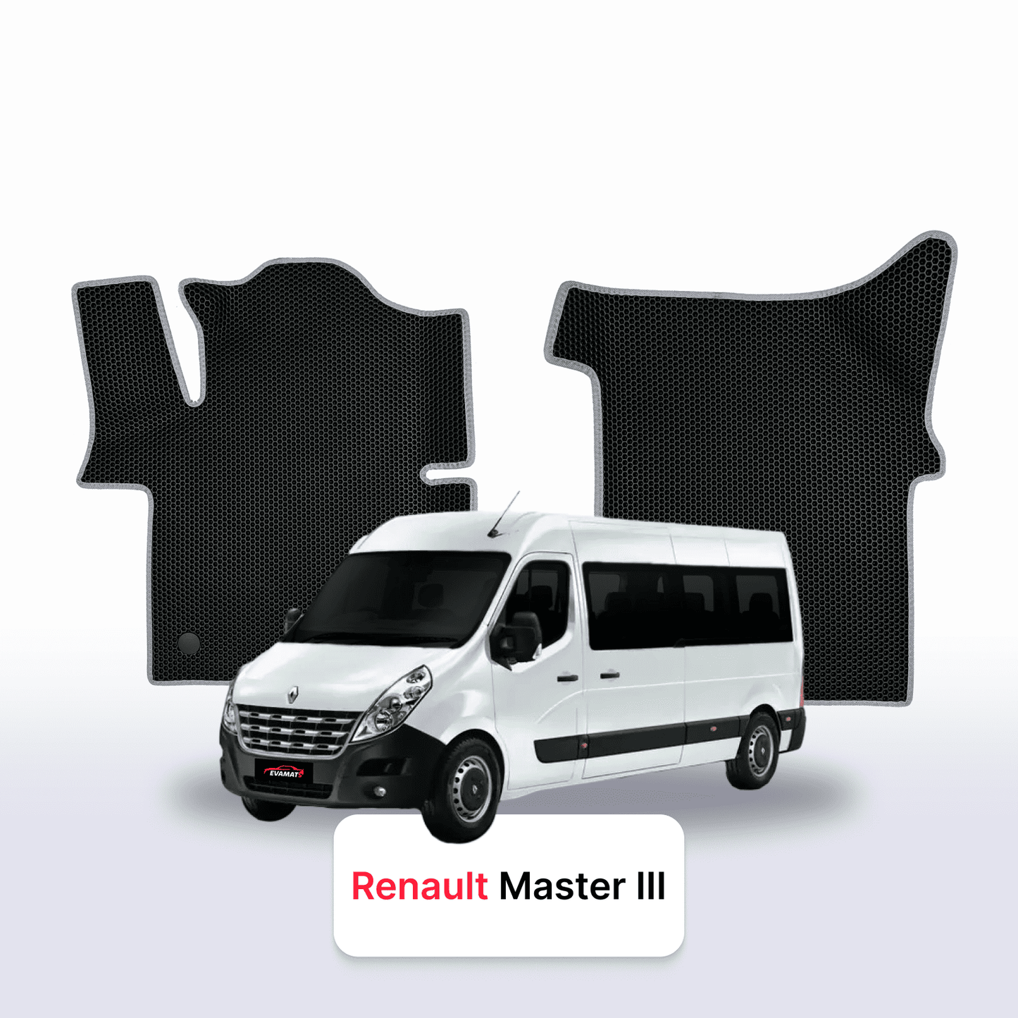 Autokoberce EVAMATS pro Renault Master pre-facelift 3 gen 2010-2019 r. MINIVAN