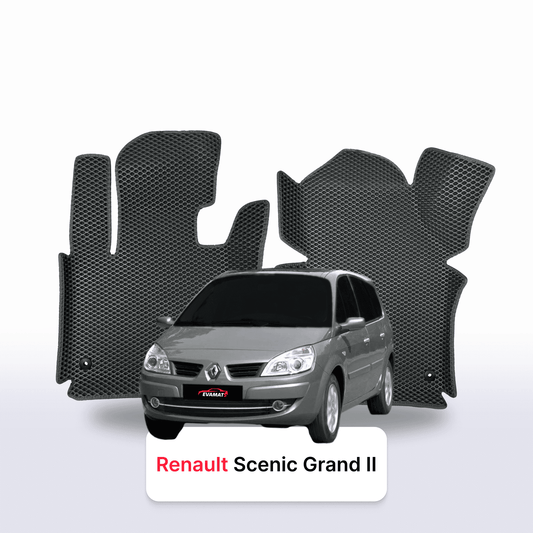 Autokoberce EVAMATS pro Renault Scenic Grand 2 gen 2003-2009 rok MINIVAN 7 míst
