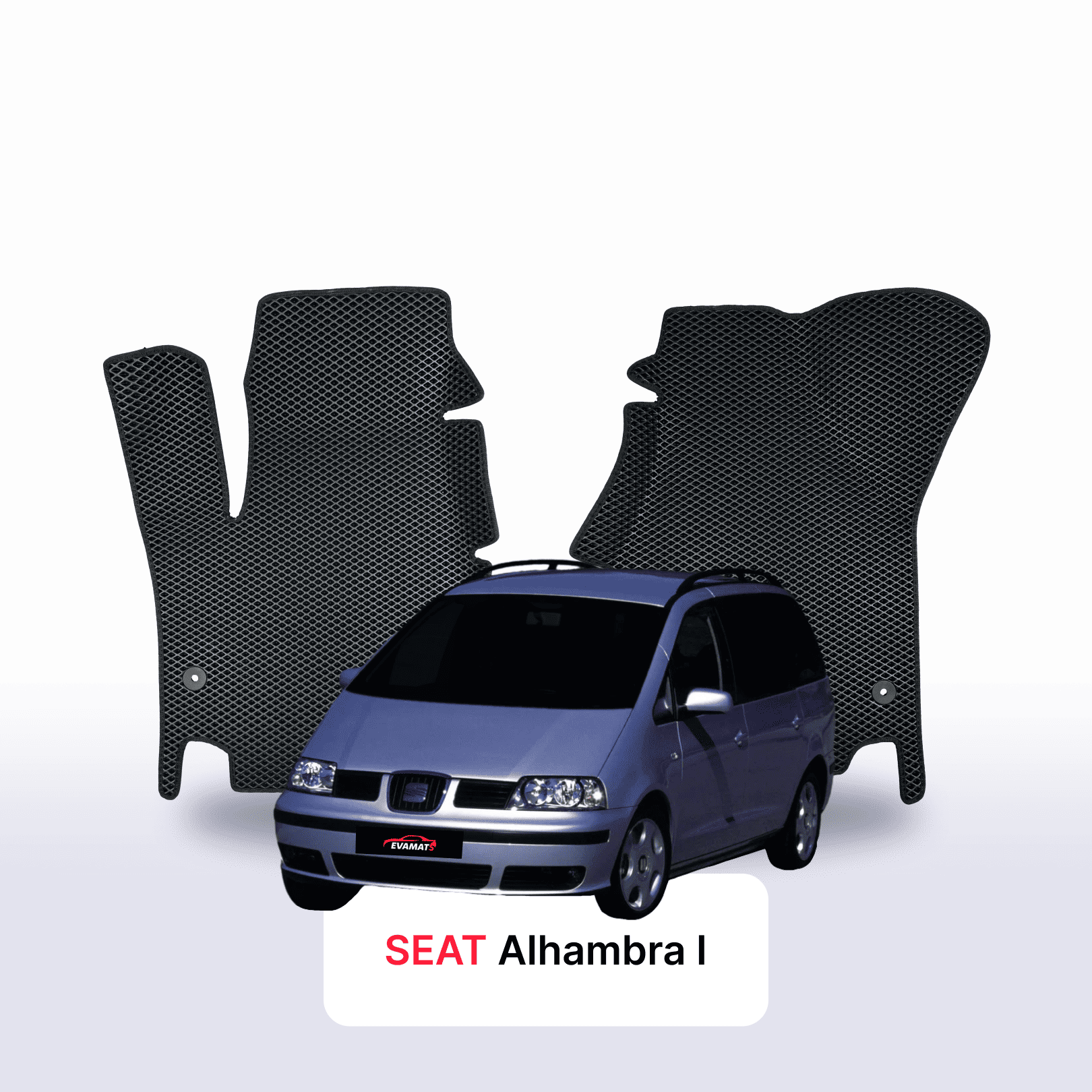 Autokoberce EVA pro SEAT Alhambra 1 gen 1996-2010 r. MINIVAN